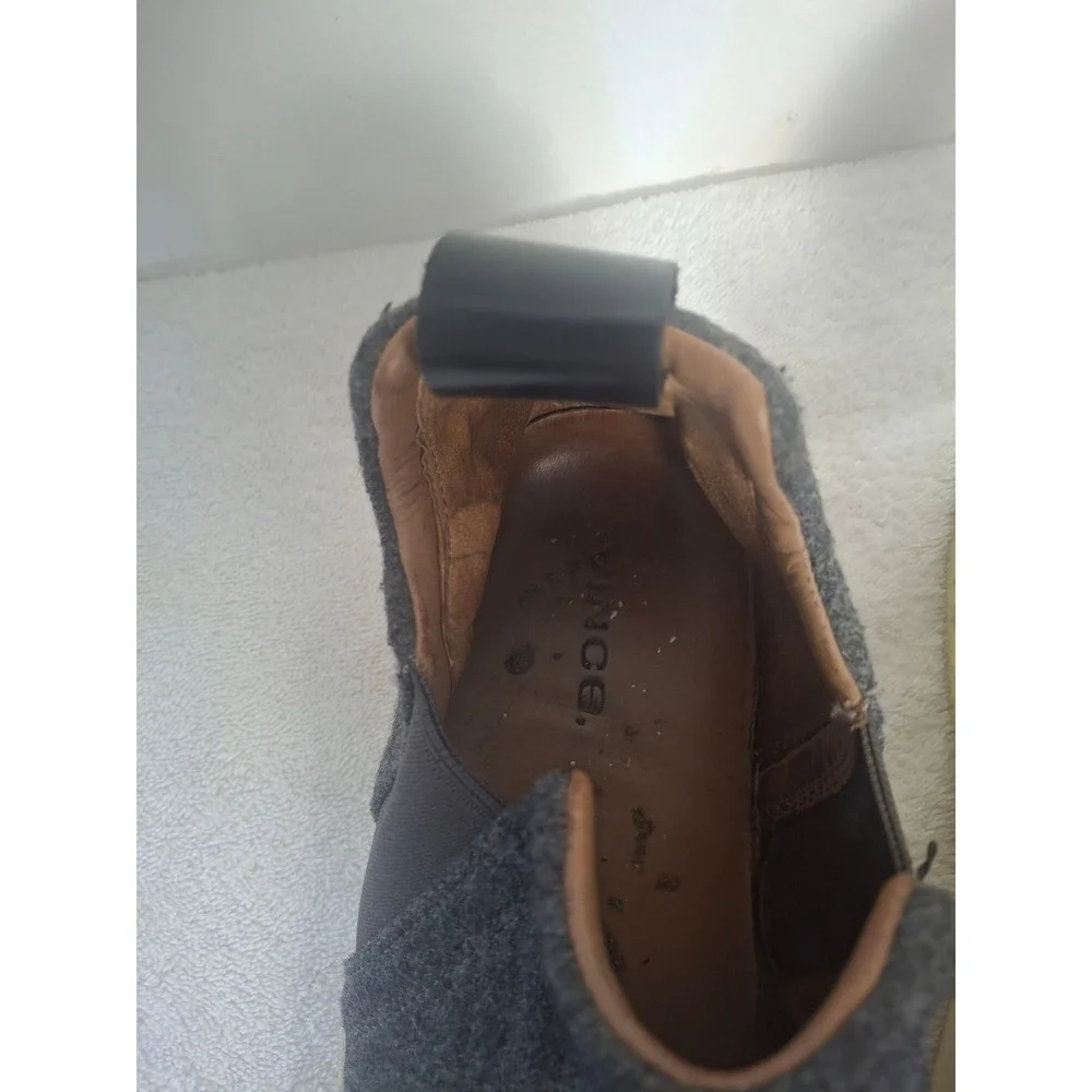 Vince Blair Wool Flannel Slip On Sneakers Charcoal Grey Mens 10.5M EUR 44.5